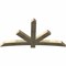 Ekena Millwork Alberta Rough Sawn Timber Gable Bracket, Douglas Fir, 84"W x 45"H x 4"D x 6"F, 13/12 Pitch GBW084X45X0406ALB00RDF - alternate 2